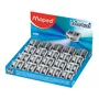 Sacapuntas Orificios Manual Metal Design Maped Metalico Caja Con