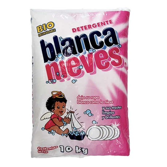 DETERGENTE EN POLVO BLANCA NIEVES 10 KG Pedidos