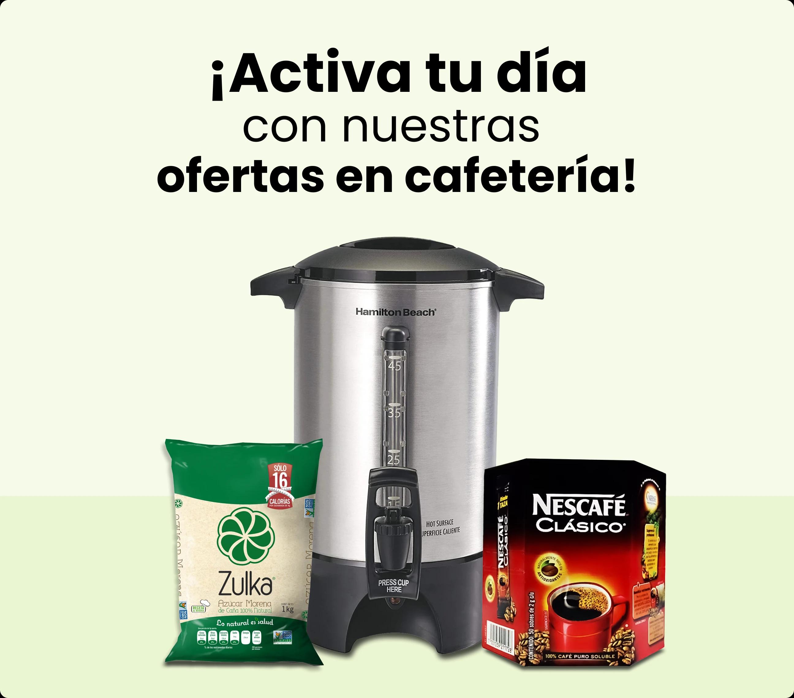 ¡Activa tu día con nuestras ofertas en cafetería!