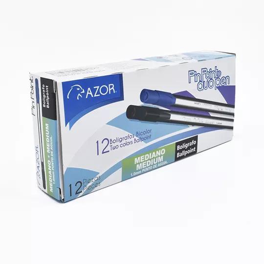 Bolígrafo Azor Dúo Pen NE-AZ Punto Mediano CJ12