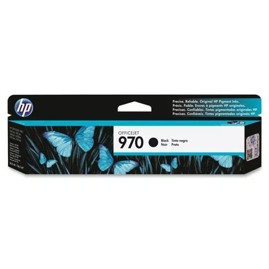 Cartucho de Tinta Original HP 970 CN621AM, Rendimiento Estándar de 3000 Páginas, Para Serie OfficeJet Pro X, Color Negro, CN621AM