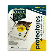 Compra PROTECTOR DE HOJAS KINERA TAMAÑO CARTA TRASLUCIDO 1 PAQUETE CON