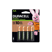 PILA RECARGABLE AA DURACELL 1 2 V 4 PIEZAS