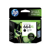 CARTUCHO DE TINTA HP 664XL NEGRO ORIGINAL F6V31AL | Pedidos.com