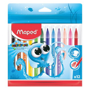 PLUMONES MAPED DE COLORES SURTIDOS 1 PAQUETE CON 10 PIEZAS