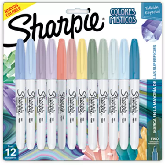 Sharpie Marcadores fluorescentes gruesos en 4 colores, 1 paquete
