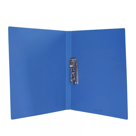 Carpeta de Plástico Tamaño Carta con Clip Azul Transparente Smart