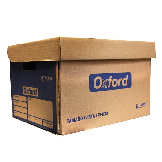 Compra CAJA PARA ARCHIVO TAMAÑO OFICIO OXFORD DE CARTON DE 