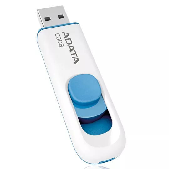 MEMORIA USB 2 0 ADATA C008 DE 16 GB BLANCO