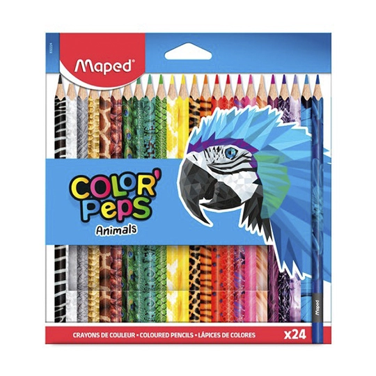 Lápices de Colores Maped Caja con 24 Piezas