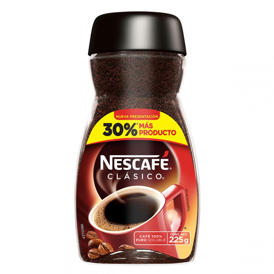 Compra CAFE SOLUBLE NESCAFE CLASICO 225 GR NESTLE Café En