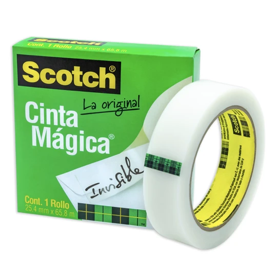 Cinta Scotch Mágica extraíble 1 Rollo 19 Mm x 32.9 M cinta para /& reposicionables