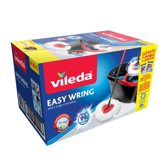 Repuesto Trapeador Vileda Easy Wring & Clean Microfibra 1 Pieza