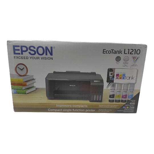Impresora Caja Abierta Inyeccion De Tinta Color Ecotank L1210 Epson 7819