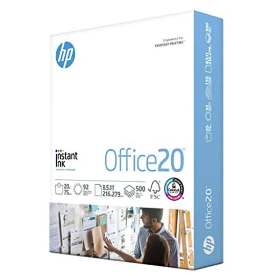 HP CHP235 - Paquete de 500 folios de papel para impresora (A4, 90 g/m²),  color blanco : : Oficina y papelería