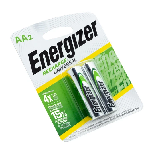 Pila Energizer Recargable AA x 2 - Quick Office