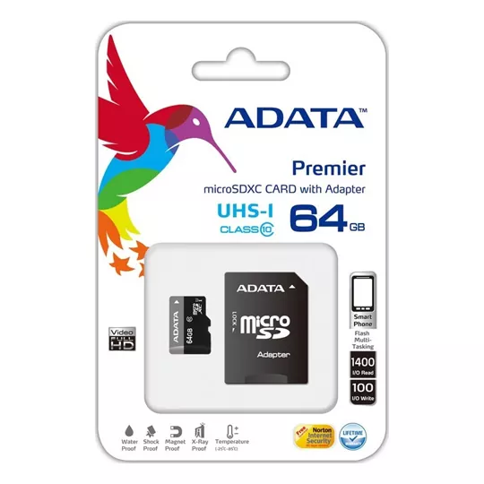 540px x 540px - MEMORIA MICRO SD ADATA AUSDX64GUICL10 RA1 DE 64 GB CLASE 10 CON ADAPTADOR |  Pedidos.com